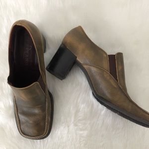 Carrano Chunky Heel Shoes Size 8